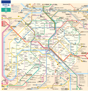 PARIS METRO MAP