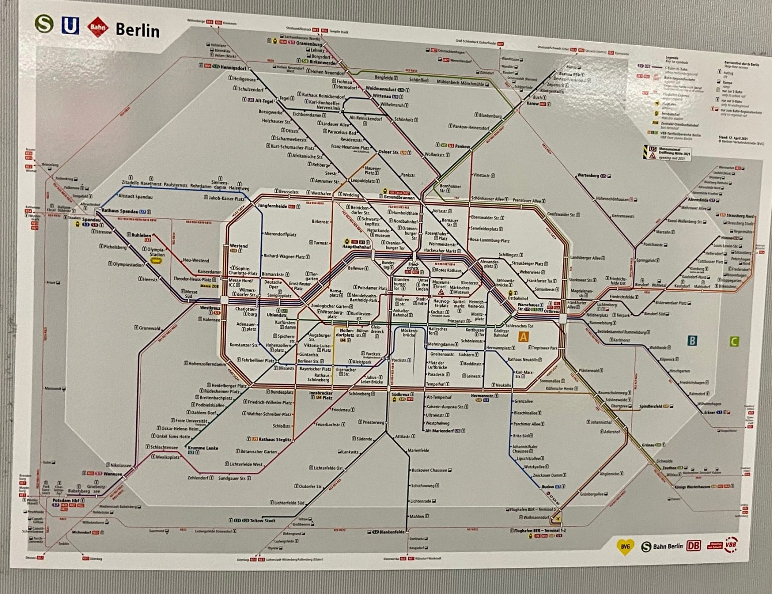 U-BAHN MAP BERLIN and U-Bahn BERLIN METRO MAP 2023
